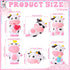 36 Swimming Jenaai Pcs Cute Rubber Cows Bulk Squeak Floating Cow for Kids Bath Toys Rubber Animals Shower Bathtub Toy