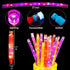 24PC Set 8-12 OceanWings Lights up Pop Tube for Kids Adults,Glow Sticks Stretchy Tube Fidget Toys for Classroom Prizes