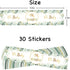 WIDEIDEAL 30 Oh Baby Water Bottle Labels, Baby Shower Stickers, Boy or Girl Party Decorations Eucalyptus Leaves Green