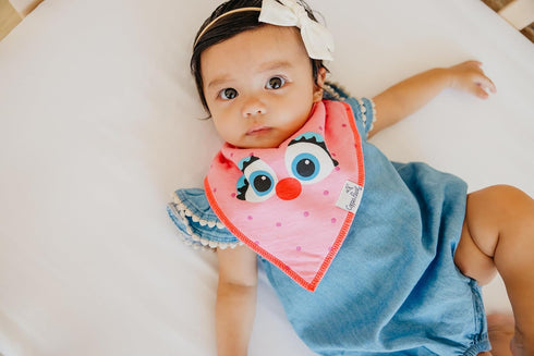Copper Pearl Baby Bandana Bibs - 4 Pack Soft Cotton Bibs for Drooling & Teething, Absorbent, Adjustable Fit, Many Styles
