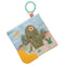Sweet Soothie Crinkle Teether Toy with Baby Paper and Squeaker - 6 x 6-Inches, Cactus