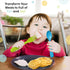 Plastic Toddler Utensils Set of 12, Kids Forks and Spoons, BPA FREE/Dishwasher Safe Brightly Colored Children's Flatware