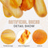 Yatinkim 5pcs Set Fake Bread Artificial French Bread for Display Faux Loaves Food Decoration Realistic Twist Baguette