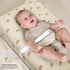 SNOOZYNEST 2 Pack 16" 32" Muslin Changing Pad Cover, Cotton Quilted Top Baby Changing Table Pad Covers, Soft Breathable