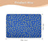 miaozhen 52" 34" Blue Background with Yellow Stripes Changing Pad Covers Water Resistant Potty Training Mats Leakproof