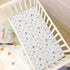 KICPOAY 39 27 Fitted Crib Sheets Fall Cute Mushroom Leaves Stretchy Portable Playard Sheets for Baby Toddler