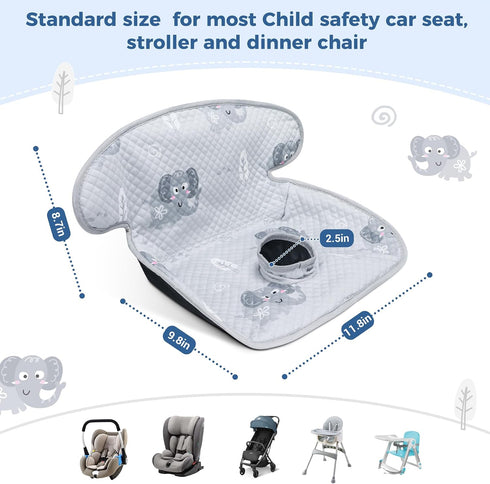 COOLBEBE 2 Pack Car Seat Protector for Potty Training, Dry Waterproof Car Seat Liner Toilet Training with Anti-Slip