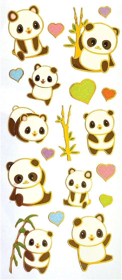 Playhouse Shiny Foil Enamel Effect Sticker Sheet for Crafts, Trading & Collecting