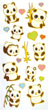 Playhouse Shiny Foil Enamel Effect Sticker Sheet for Crafts, Trading & Collecting