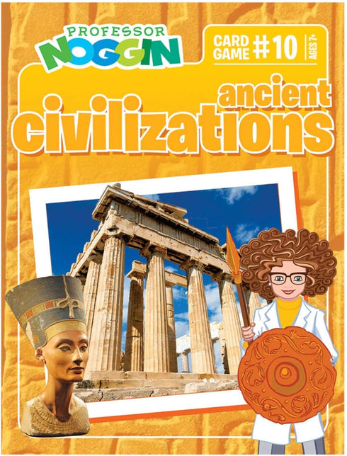 7+ 30 Professor Noggin's Ancient Civilizations Trivia Card Game - Educational Card Game for Kids - Ages - Cards
