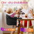 6-36 Hook on High Chair,Portable Foldable High Chair for Babies Months, Includes Storage Bag (Black)