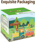 Toymany 6PCS Bear Figurines, Realistic Forest Animals Bear Family Toy Set for Kids