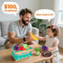 Funpynani 80pcs Set Playset Pretend Play Kitchen for Toddlers, Kids Cookware