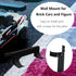 24PCS Wall Mount for Lego Speed Champions Sets - Wall Bracket with Base for Pilot, Black