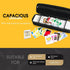 5 1200 ProCase Trading Card Storage Case with Dividers, Carrying Case Store Cards Durable Playing Card Game Travel Box