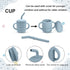 Generic Set, Set, 6+ Silicone Baby Feeding Baby Led Weaning Supplies, Suction Plate and Bowl, Self Feeding Spoons, Tiny