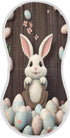 YETTASBIN Easter Bunny Egg Muslin Baby Burp Cloth, Super Soft Absorbent Cotton Burp