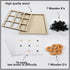 Seenelling Jumbo Wooden Tic Tac Toe Game Dementia Activities for Alzheimers Seniors with Matching and Puzzle Templates