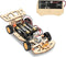 ScienSta Self-Centering Steering Remote Control CarSTEM Projects for Kids Ages 8-12Engineering kit, DIY