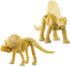 Bedwina Dinosaur Fossil Skeleton Pack of 24, 3.7 Inch Assorted Plastic Dino Figure Bones for Kids Science Dig Kit