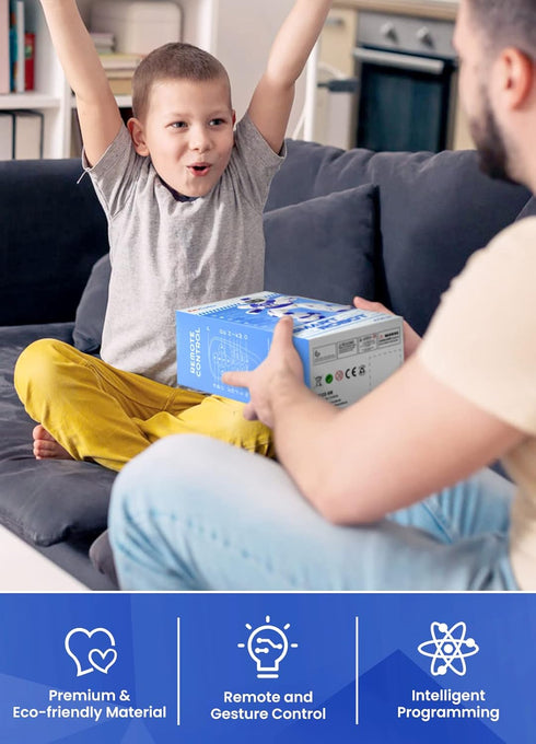 Kids,Programmable 4 5 6 7 8 9 10 Robot Toys for Remote Control Smart Walking Dancing Robot Toy with Gesture & Sensing