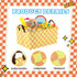 Yoojahow 3 Pack Closet Storage Baskets Waterproof Canvas with Leather Handles Storage Bins Basket Organizer Collapsible