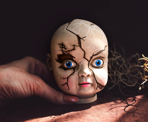 Nerd Block Baby Collectible, Eat You Alive Broken Doll Head
