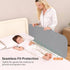 PlentiVive 48" Travel Bed Rails for Toddlers with Motion Sensor Light, Foldable Toddler Bed Rail Extra Long Safety