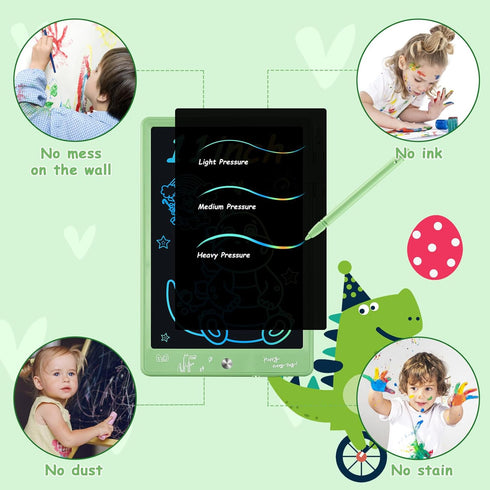 LCD Writing Tablet, 11 Inch Colorful Doodle Board, Kids Games Toys Drawing Pad, Toddler Learning Toys for 3-8 Years Old