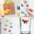Reusable Sticker Books for Kids, Travel Dinosaur Sticker Books for 3-5 Year Olds, Educational Gifts for Boys & Girls