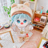 niannyyhouse Bear Suit Dress Up, Hat T-Shirt Vest Pants Shoes Backpack 7.8in (20cm) Plush Doll Stuffed Figures Toys