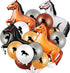 Threan 44 Pcs Horse Party Decoration, Including 12 Inch Horse Latex Balloon, 30 Inch Foil Balloon for Cowboy Cowgirl