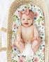 Set 2 Pack, GRSSDER Stretchy Ultra Soft Baby Fitted Bassinet Sheet Universal Cradle for Rectangle, Oval, or Hourglass