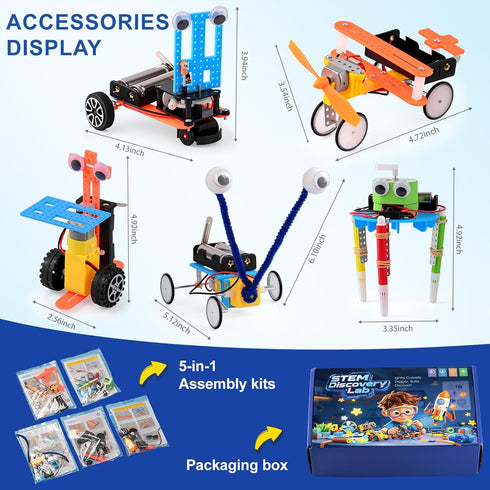 6-12, 6 7 8 9 10 11 12 13 STEM Kits for Kids Ages Science Kits for Kids,DIY STEM Gifts Toys for Year Old Boy Birthday