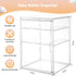 keyunchengbao 3 3 Countertop Baby Bottle Organizer, Tiers Adjustable Clear Acrylic Baby Bottle Storage Organizer