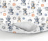 Watercolor Robots Baby Nursing Pillow Covers for Boy Girl Cute Robotic Character Nursery Feeding Pillowcase