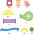 Everplay 60 Piece Marble Run Magnetic Building Toys - STEM Learning Educational Toy Playset for Toddlers Age 3+
