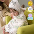 Momcozy Set Best Wishes Baby Towel with Hooded-Original Design Baby Towel -Soft & Absorbent- Shower Gifts or Bath