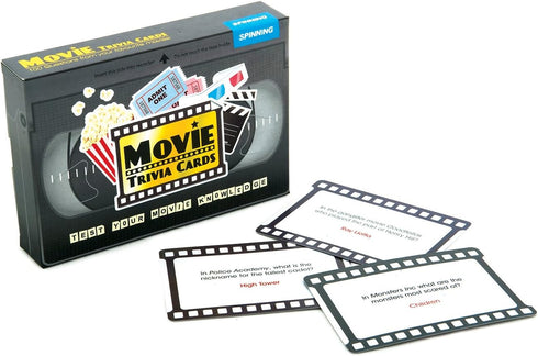 Spinning Hat Movie Trivia Cards
