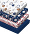 VitalCozy 4 Pcs Baseball Crib Sheet Set Newborn Bedding Nursery Baby Sheets