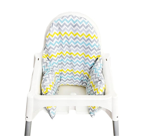 Inflatable Inner Cover for IKEA Antilop Highchair,Cotton Fabric (Not Included Inflatable Inner,Cover Only) (Wave)