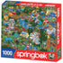 Springbok - Camping World - 1000 Piece Jigsaw Puzzle- Illustration Features Camping at It's best
