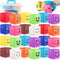 Slow Rising Stress Cube 24 Pack, Square Cube Fidget Ice Cube Stress