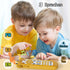 Baby TV Remote Control Toy with Soft Silicone Cover, Musical Realistic Play Remote Toy for 6M+ Boy and Girls