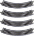 Kato USA Model Train Products UNITRACK Compact Tracks (4-Piece), 183mm/(7") Radius/45-Degree