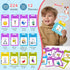 German & English Talking Flash Cards for Toddler 2-6 Years, Learning Montessori Toys with 224 Sight Words