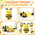 Aoriher 5 Pcs Bee Stuffed Animals — 1 Large Plush Bee and 4 Cute Baby Bees for Birthday Gifts and Decorations
