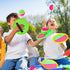 Hxezoc Toss and Catch Ball Set with 4 Paddles 6 Balls and 1 Storage Bag, Ball Sports Toys for Kids and Adults Family