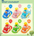 1-3, 6 Pack 1 2 12-18 TooyBing Press and Go Car Toys for Toddlers Animal Baby Car Toys for Year Old Boy, Push Go