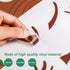 Zonon 3 Sheets Animal Alphabet and Numbers Tree Wall Decals, Learning ABC Letters Birds Numbers Peel and Stick Home